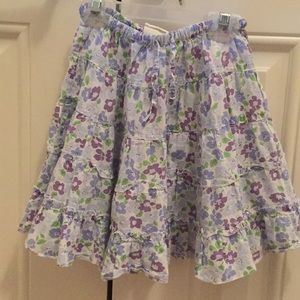 Mini Boden lightweight cotton twirl skirt